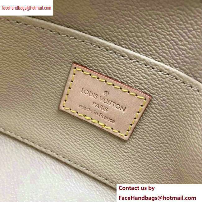 Louis Vuitton Pochette Cosmetique Cosme XL Bag with Chain M67693 Khaki - Click Image to Close