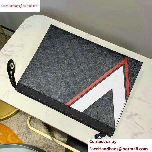 Louis Vuitton Pochette Voyage MM Bag Damier Graphite Canvas V N64023 - Click Image to Close