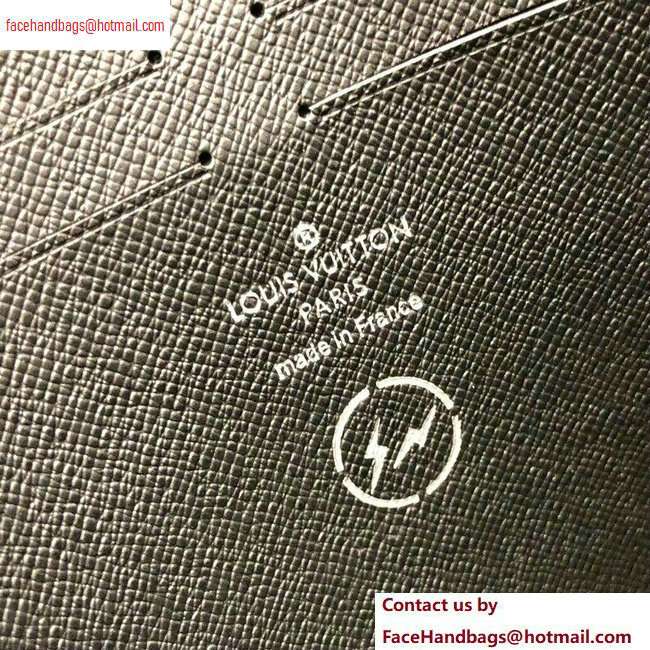 Louis Vuitton Pochette Voyage MM Bag Monogram Eclipse Canvas Stripe M64440 - Click Image to Close