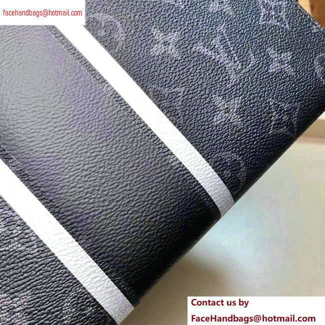 Louis Vuitton Pochette Voyage MM Bag Monogram Eclipse Canvas Stripe M64440