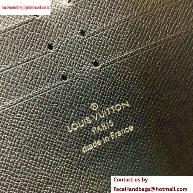 Louis Vuitton Pochette Voyage MM Bag Taiga Leather M30547 Black - Click Image to Close