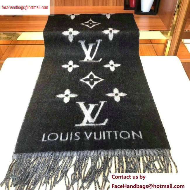 Louis Vuitton Reykjavik Scarf 185x45cm M71040 Black