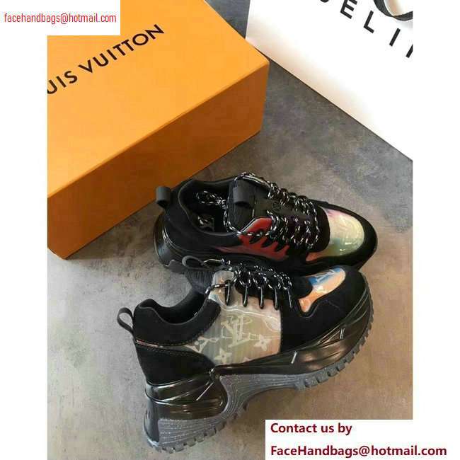 Louis Vuitton Run Away Pulse Sneakers Iridescent Prism Black 2020