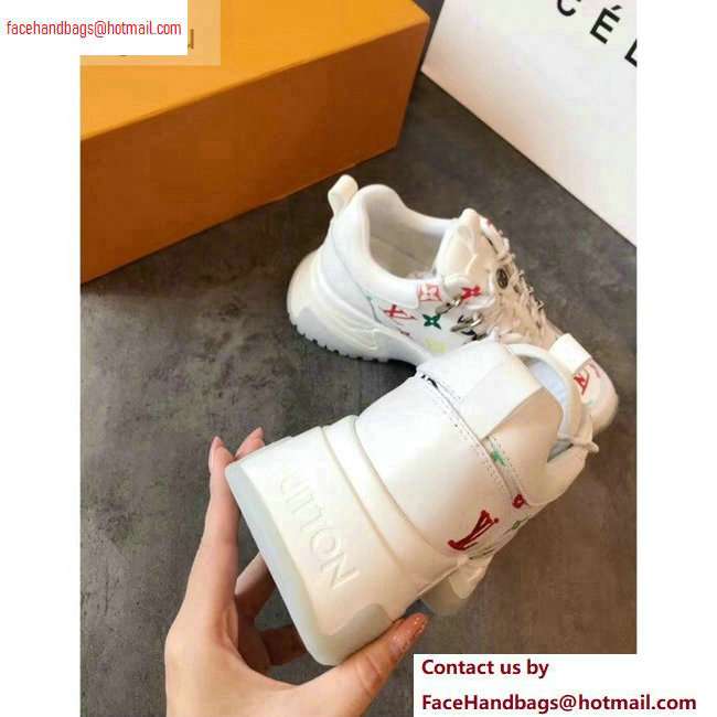 Louis Vuitton Run Away Pulse Sneakers White/Multicolor 2020