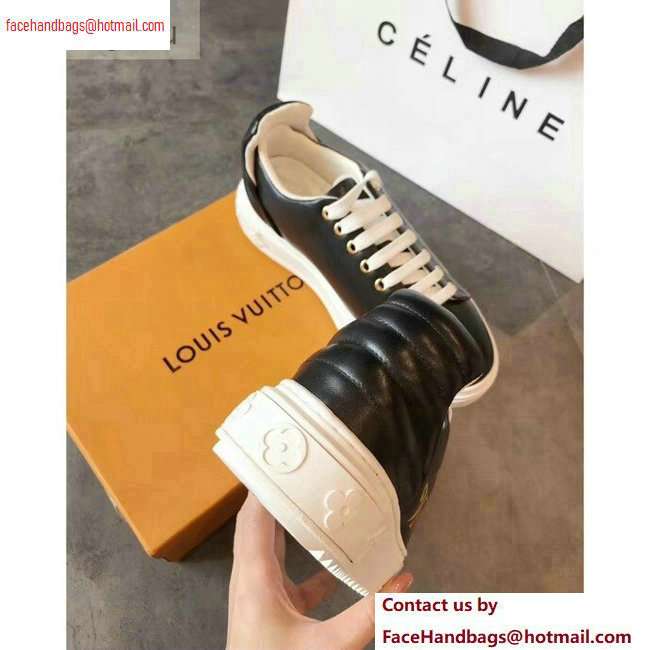 Louis Vuitton Time Out Sneakers New Wave Quilted Black 2020 - Click Image to Close
