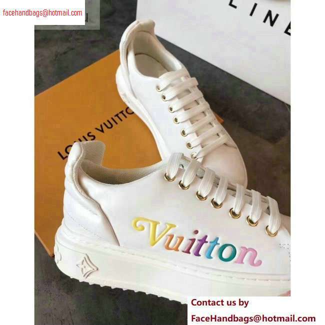 Louis Vuitton Time Out Sneakers New Wave Quilted White 2020 - Click Image to Close