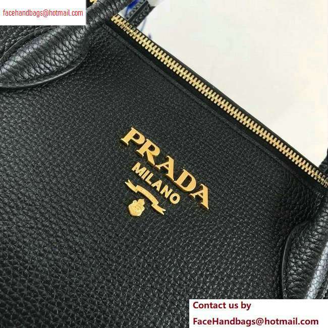 PRADA Calf leather TOTE bag 1BA157 BLACK