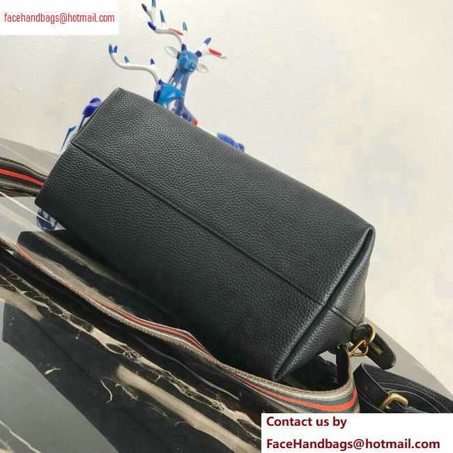 PRADA Calf leather TOTE bag 1BA157 BLACK - Click Image to Close