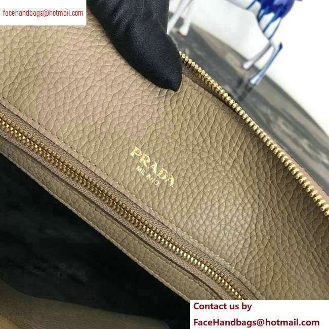 PRADA Calf leather TOTE bag 1BA157 apricot - Click Image to Close
