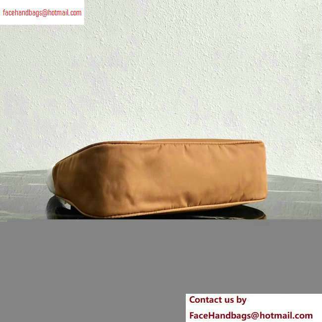 Prada Nylon Hobo Bag MV515 Brown 2020