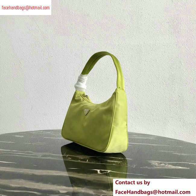 Prada Nylon Hobo Bag MV515 Green 2020 - Click Image to Close