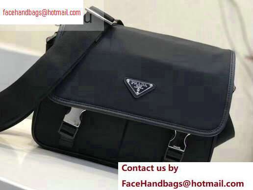 Prada Nylon Shoulder Bag 2VD769 Black 2020