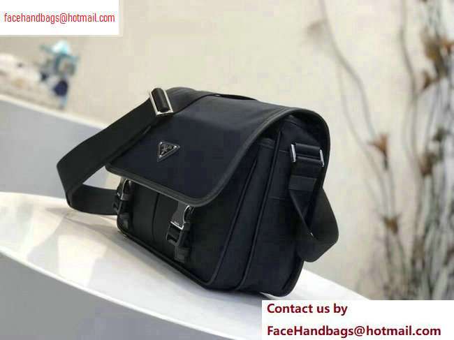 Prada Nylon Shoulder Bag 2VD769 Black 2020