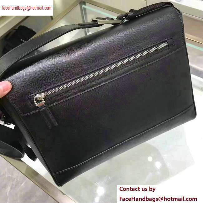 Prada Saffiano Leather Shoulder Bag 2VD018 Black 2020