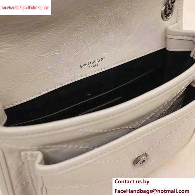 Saint Laurent Niki Baby Bag in Vintage Leather 533037 Creamy - Click Image to Close