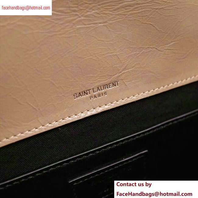 Saint Laurent Niki Baby Bag in Vintage Leather 533037 Dark Beige - Click Image to Close