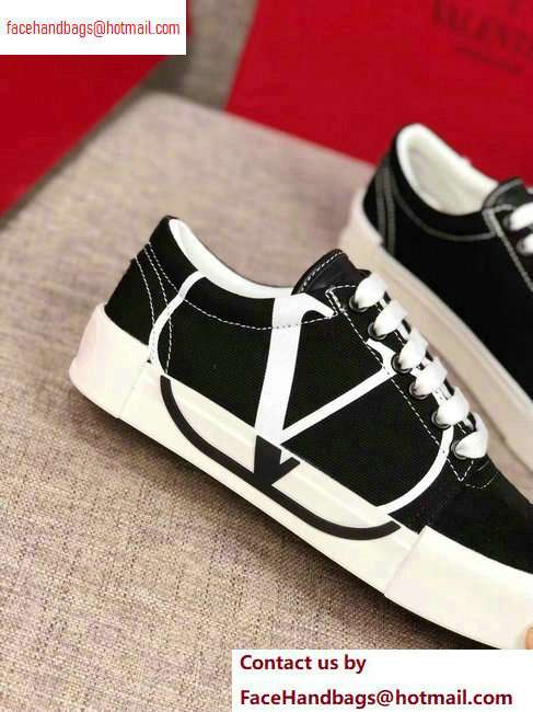 Valentino VLOGO Canvas Tricks Low-top Sneakers Black 2020