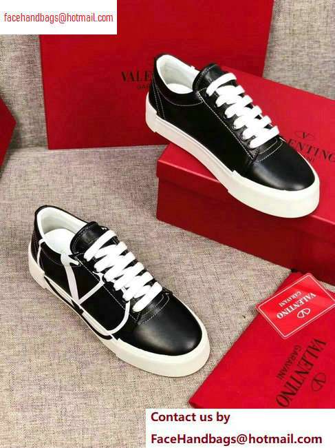 Valentino VLOGO Leather Tricks Low-top Sneakers Black 2020