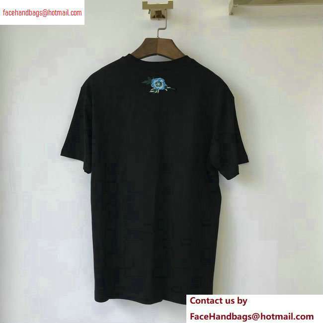 gucci Oversize T-shirt with Gucci logo BLACK