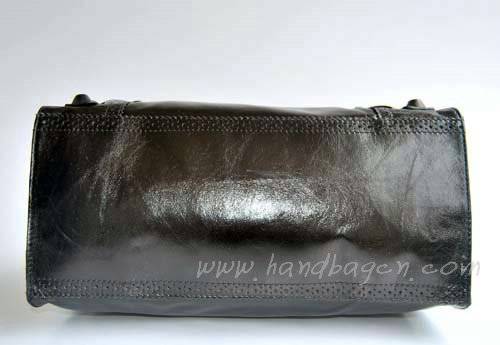 Balenciaga 218384 Black Arena Giant Covered Folder Leather Bag - Click Image to Close