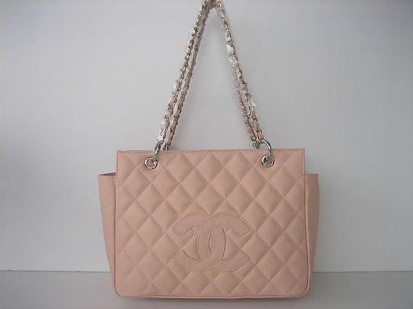 Chanel 35225 Replica Handbag Pink Cowhide Leather With Gold Hardware