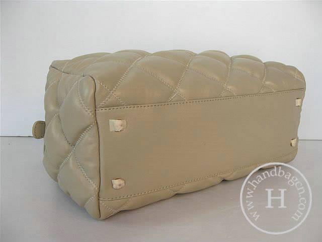 Chanel 35615 Replica Handbag Cream lambskin leather With Gold Hardware