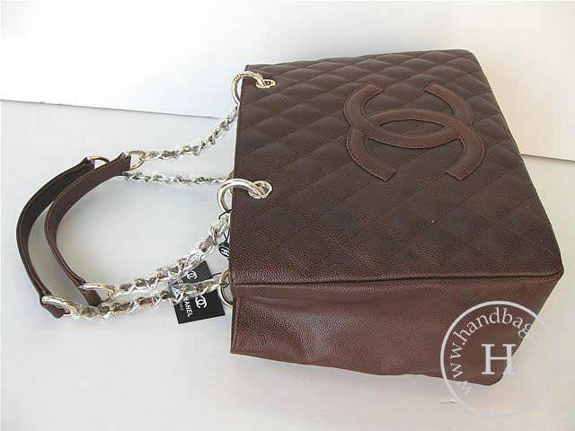Chanel 35626 Replica Handbag Coffee Cowhide Leather With Gold Hardware - Click Image to Close