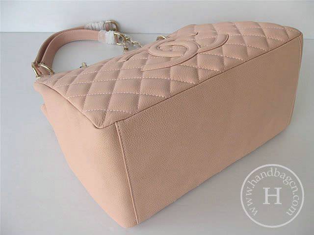 Chanel 35626 Replica Handbag Pink Cowhide Leather With Gold Hardware