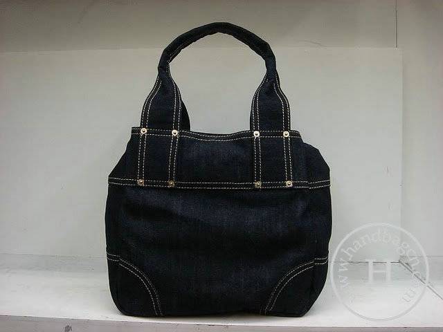 Chanel 35830 denim shopper replica handbag