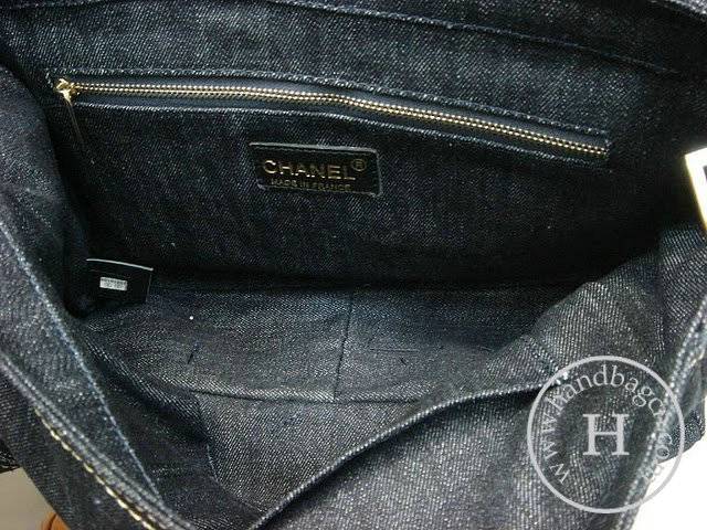 Chanel 35831 denim shopper replica handbag