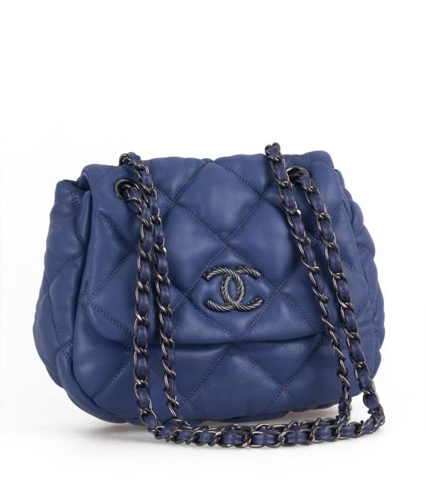 Chanel 35834 Quilted Flap Lambskin Leather Bag - Click Image to Close