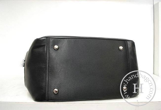 Chanel 35923 Replica Handbag Black Lambskin With Nylon - Click Image to Close