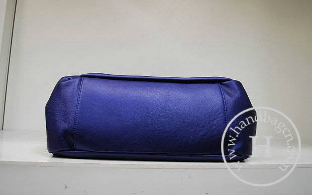 Chanel 35950 Replica Handbag Purple Lambskin With Silver Hardware - Click Image to Close
