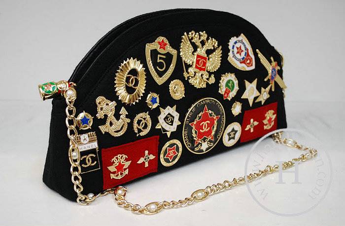 Chanel 36017 White Wool Romanov Shoulder Bag