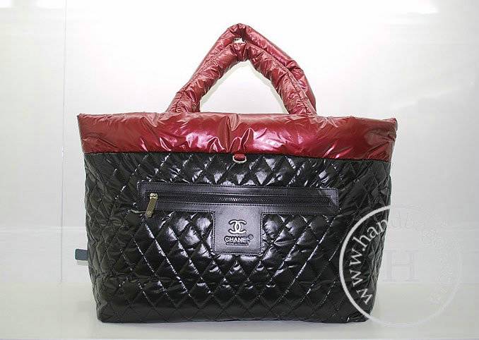 Chanel 36032 Red Nylon Coco Cocoon Reversible Knockoff Handbag