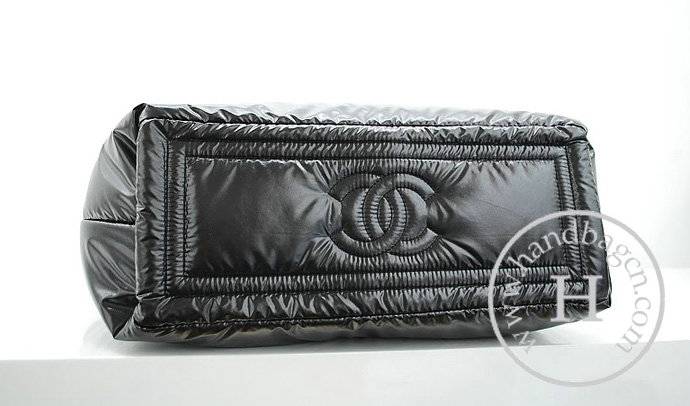 Chanel 36033 Black Nylon Coco Cocoon Reversible Knockoff Handbag - Click Image to Close