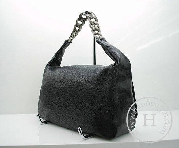 Chanel 36035 Black Caviar Leather Hobo Bag - Click Image to Close