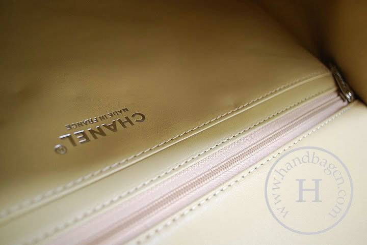 Chanel 36070 Designer Handbag Gold Original Patent Leather With Silver Hardware