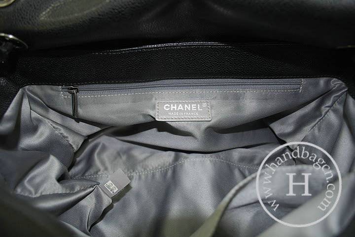 Chanel 36075 Designer Handbag Black Original Caviar Leather - Click Image to Close