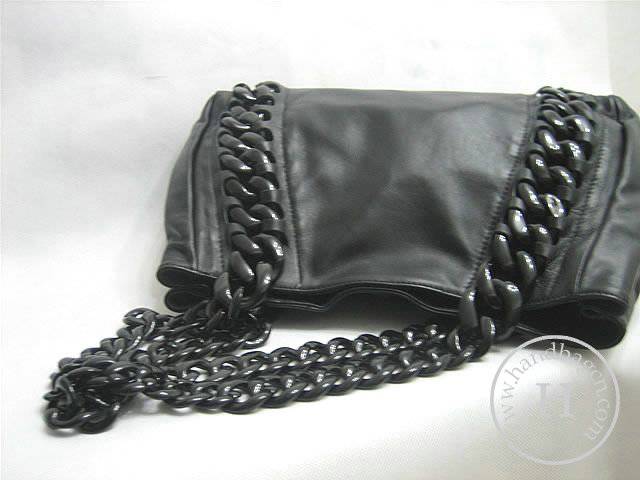 Chanel 36610 Black Lambskin Leather Replica Handbag