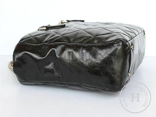 Chanel 39048 Replica Handbag Grey Import Leather With Silver Handbag