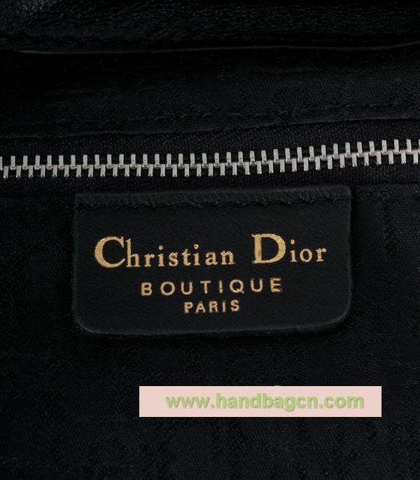 Christian Dior 44553 Black Charming Lock Shoulder Bag - Click Image to Close
