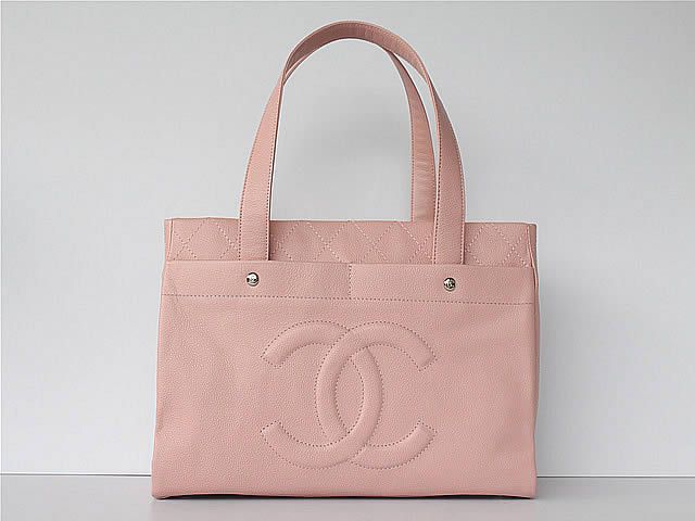 Chanel 46570 replica handbag Classic pink cowhide leather with Silver hardware