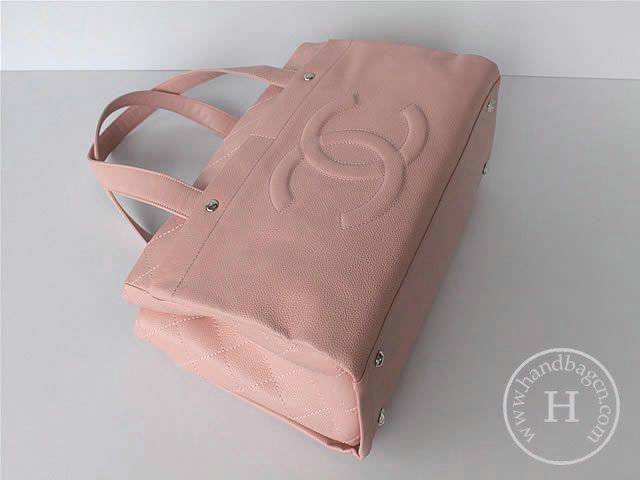 Chanel 46570 replica handbag Classic pink cowhide leather with Silver hardware - Click Image to Close