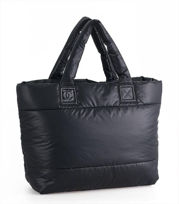 Chanel 47095 Coco Cocoon Quilted Nylon Large Tote Bag