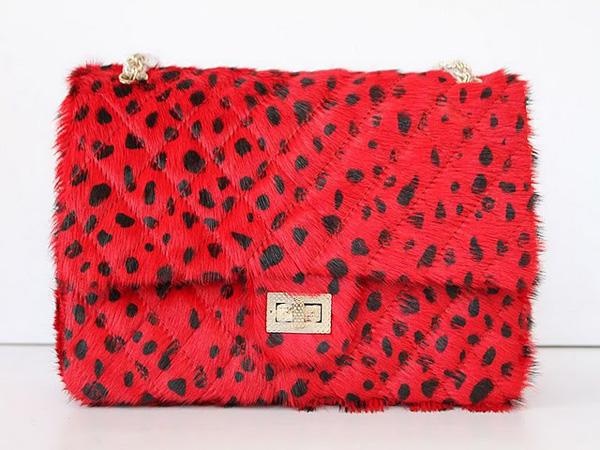 Chanel 46980 Replica Handbag Red Horsehair With Gold Hardware Chanel 46980 Replica Handbag Red Horsehair With Gold Hardware