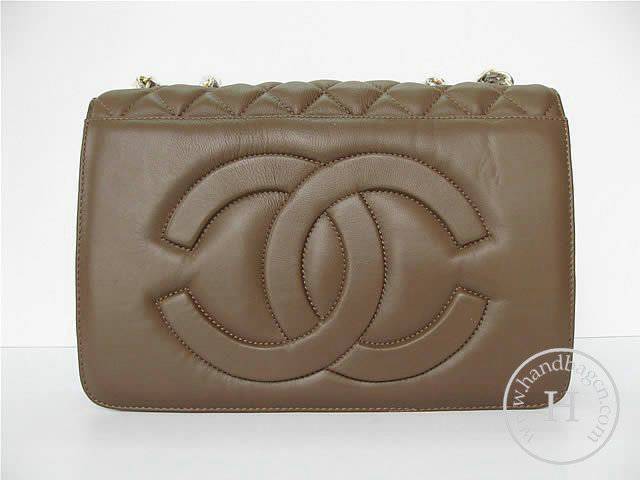 Chanel 48220 replica handbag Classic black lambskin leather with Gold hardware