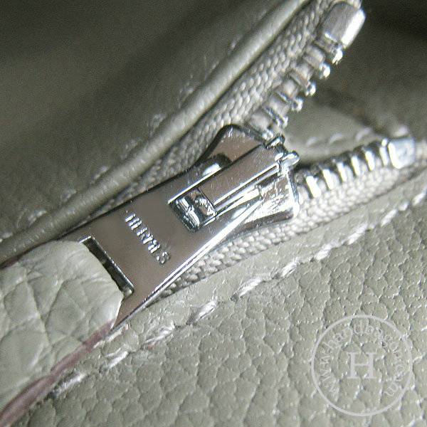 Hermes Birkin 30cm 6088 Dark Gray Calfskin Leather With Silver Hardware - Click Image to Close