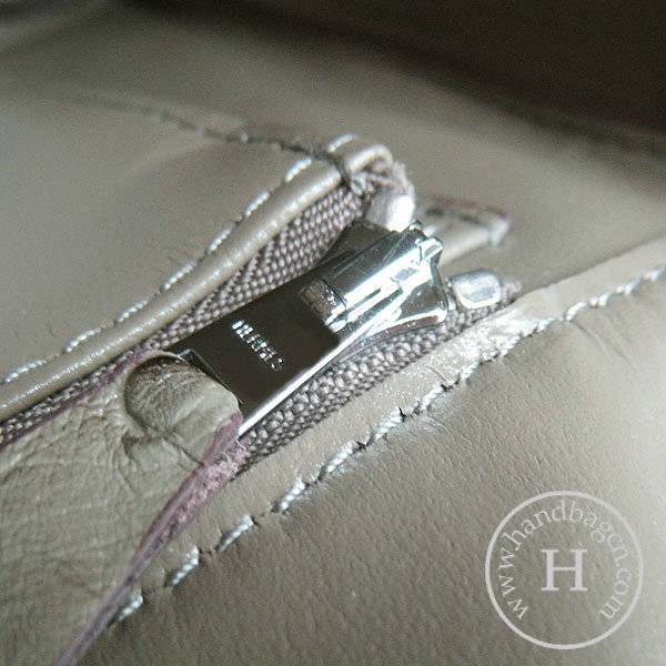 Hermes Birkin 30cm 6088 Khaki Ostrich Leather With Silver Hardware