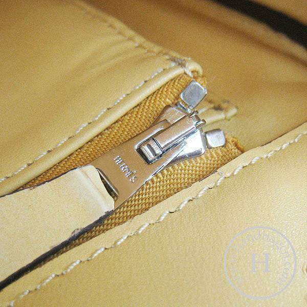 Hermes Birkin 30cm 6088 Yellow Alligator Leather With Silver Hardware